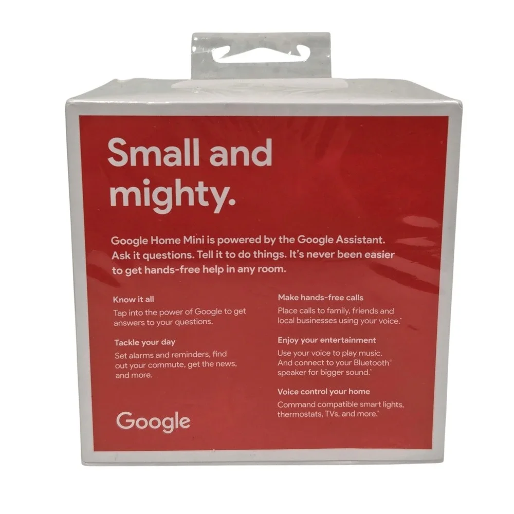 Google Home Mini 1st Gen Smart Speaker Coral GA00217 NIB NEW SEALED